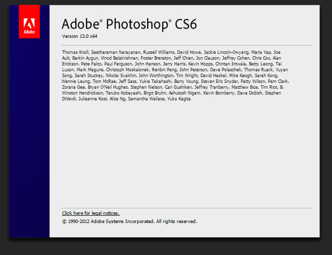 adobe photoshop cs6 13.0.1 compatibility