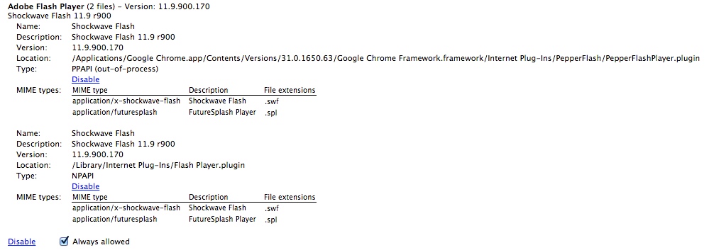 Two Different Flash Player Plugins Which One Shou Adobe Support Community