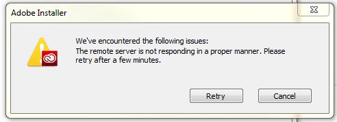 Solved: Download error message - Adobe Community - 5729122