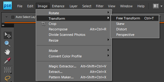 how to resize image in photoshop by dragging