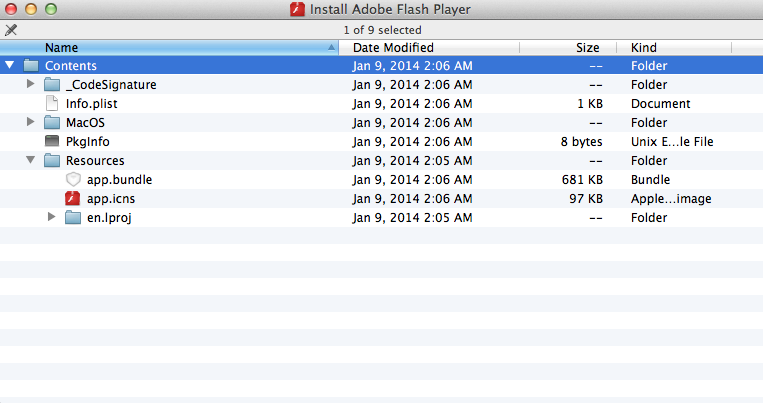 download adobe flash player mac os x