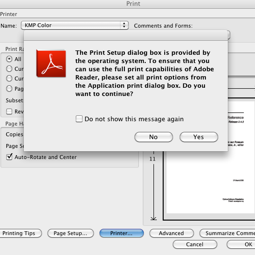 Duplex Printing Problem in Adobe Reader X (Mac) Adobe Support