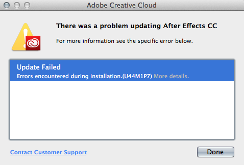 adobe after effects won t download