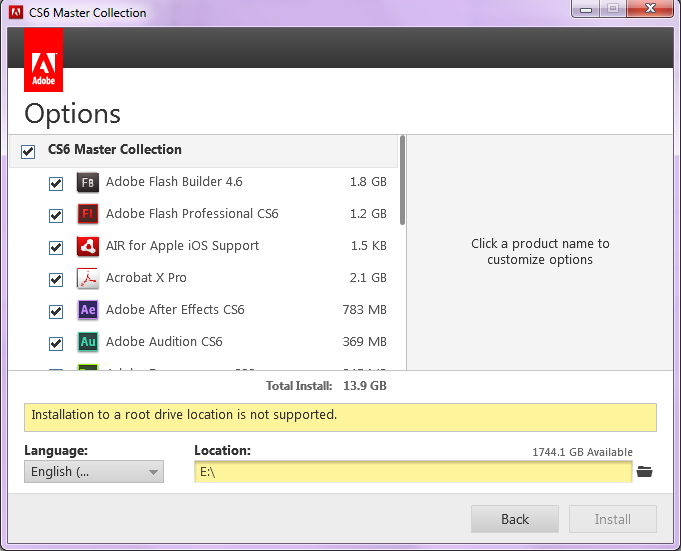 adobe creative suite 6 master collection uninstall