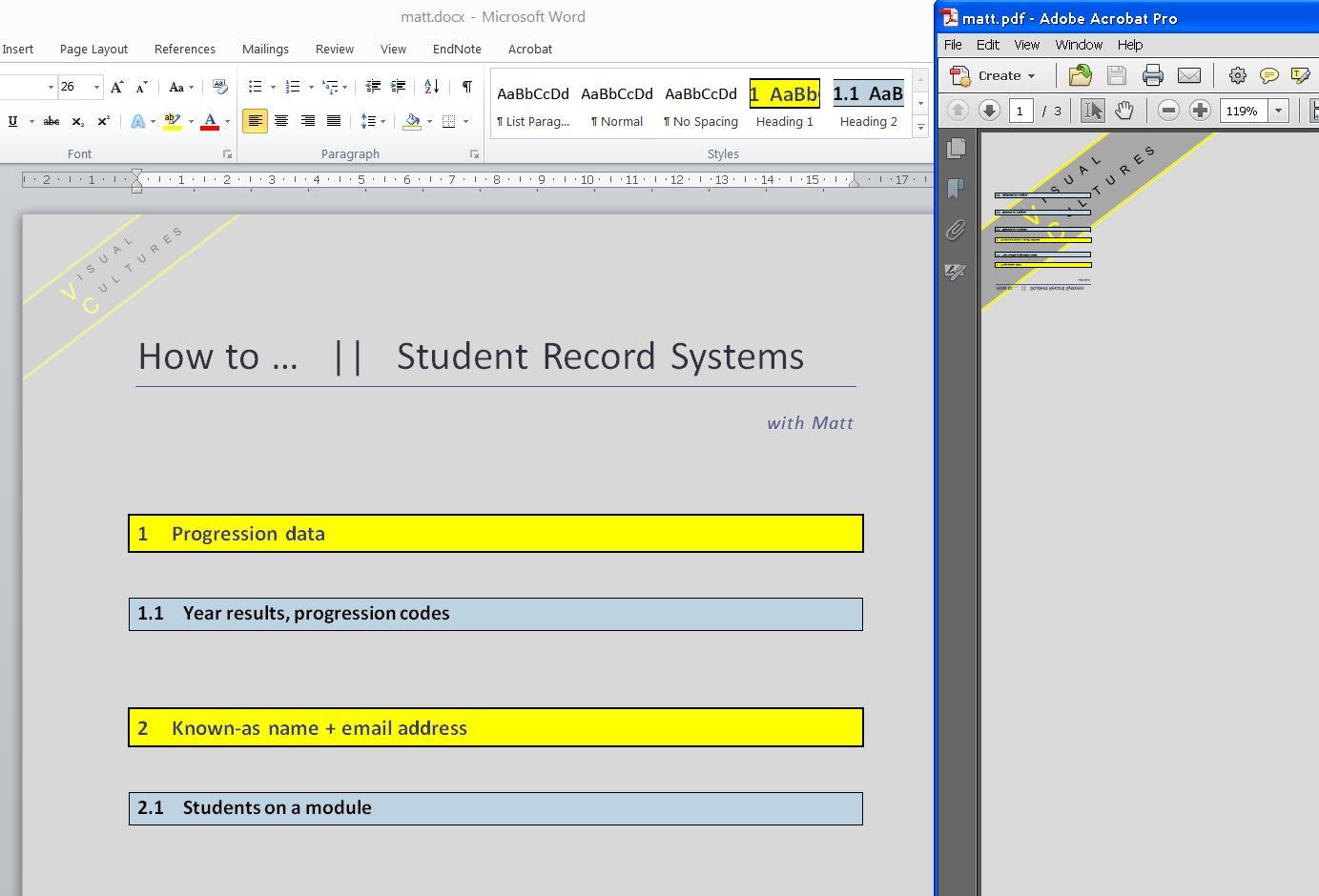 Why does PDF file look different from Word?