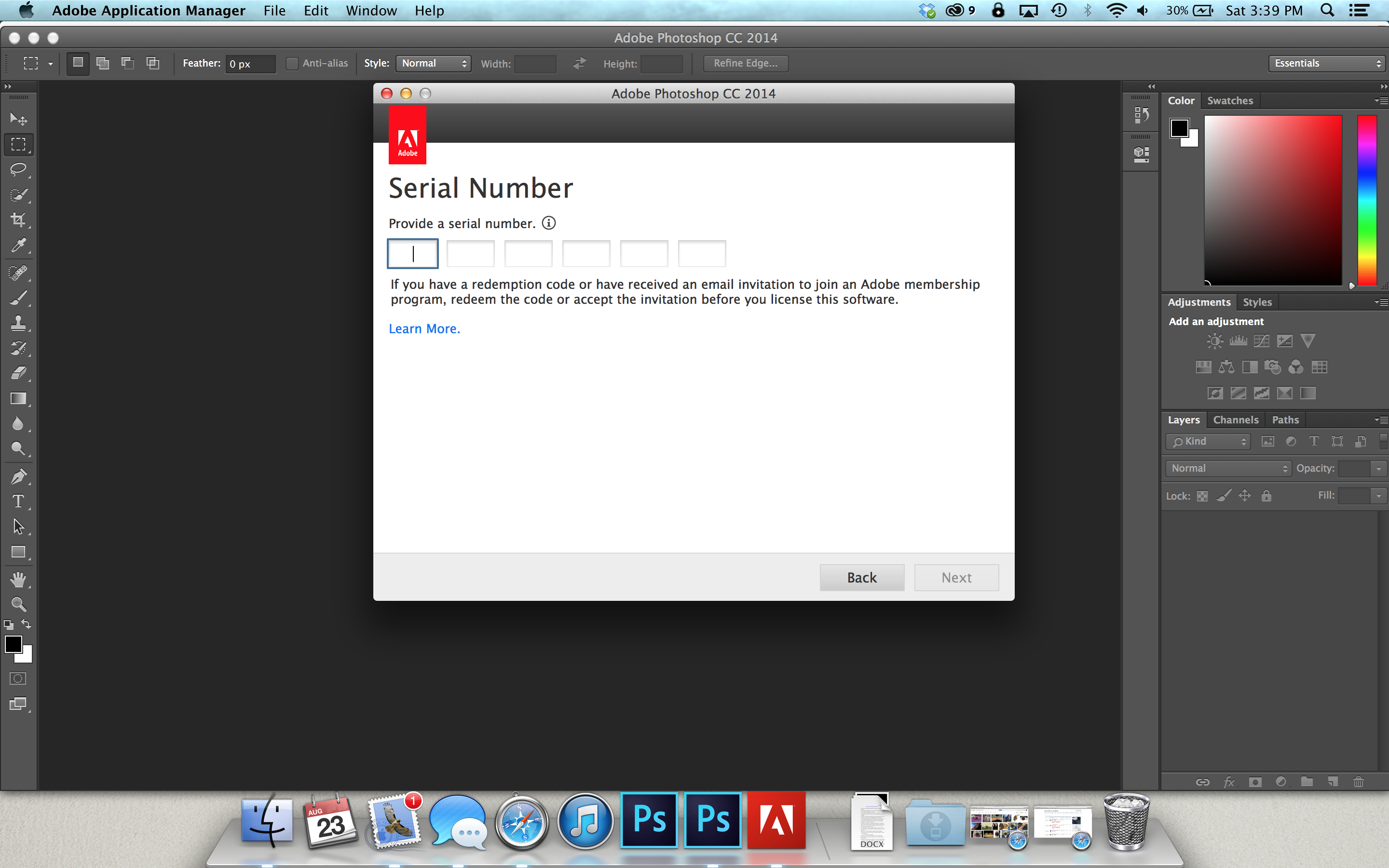 Photoshop Cc 14 Asking For Serial Number Adobe Support Community