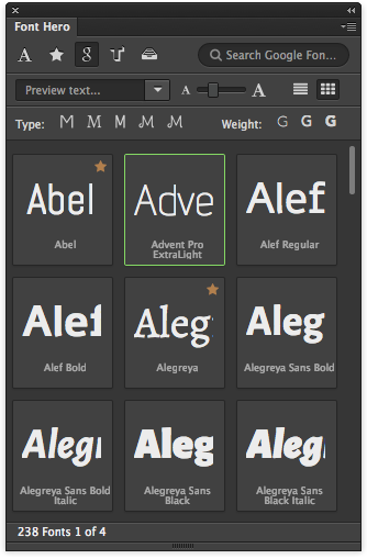 how get 3rd party fonts for photoshop cc mac