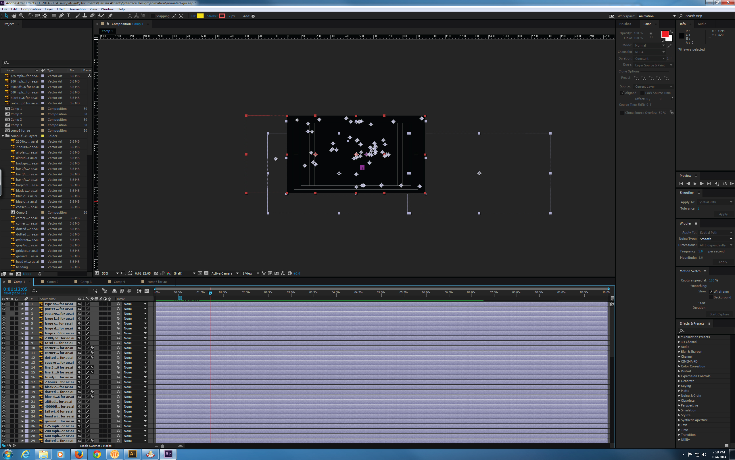 after effects 2014 duplicate keyframes in same clip