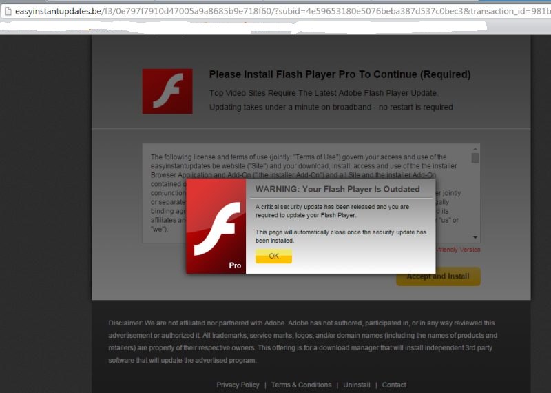 Adobe flash player problems in windows 10