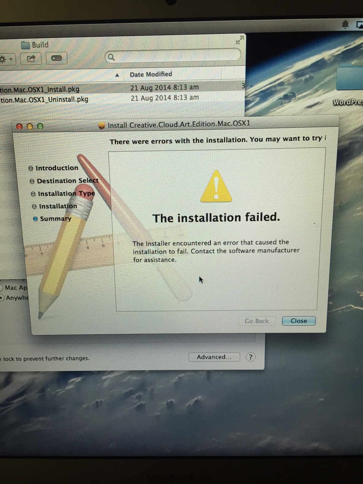 installation failed for mac adobe torrent