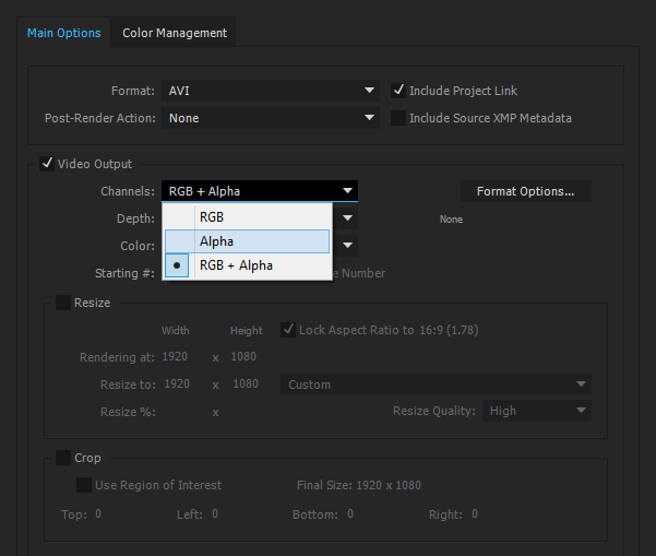 Solved How To Render Alpha Rgb In Adobe Media Encoder Adobe Support Community