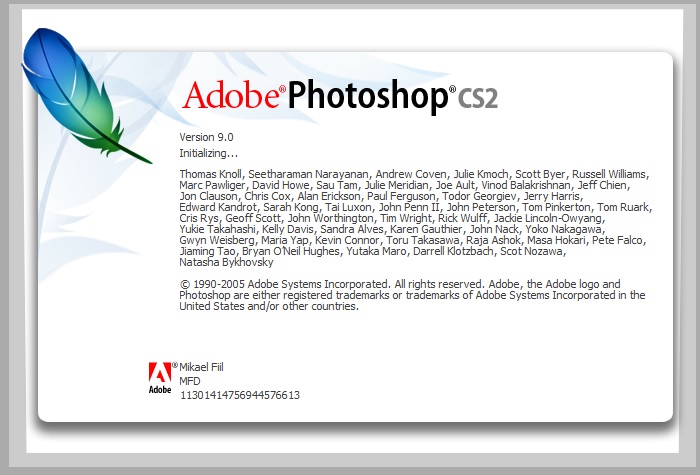 serial de adobe photoshop cs2