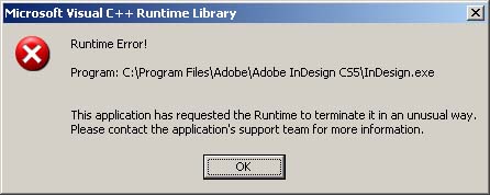 Solved Microsoft Visual C Runtime Library Runtime Error Adobe Support Community