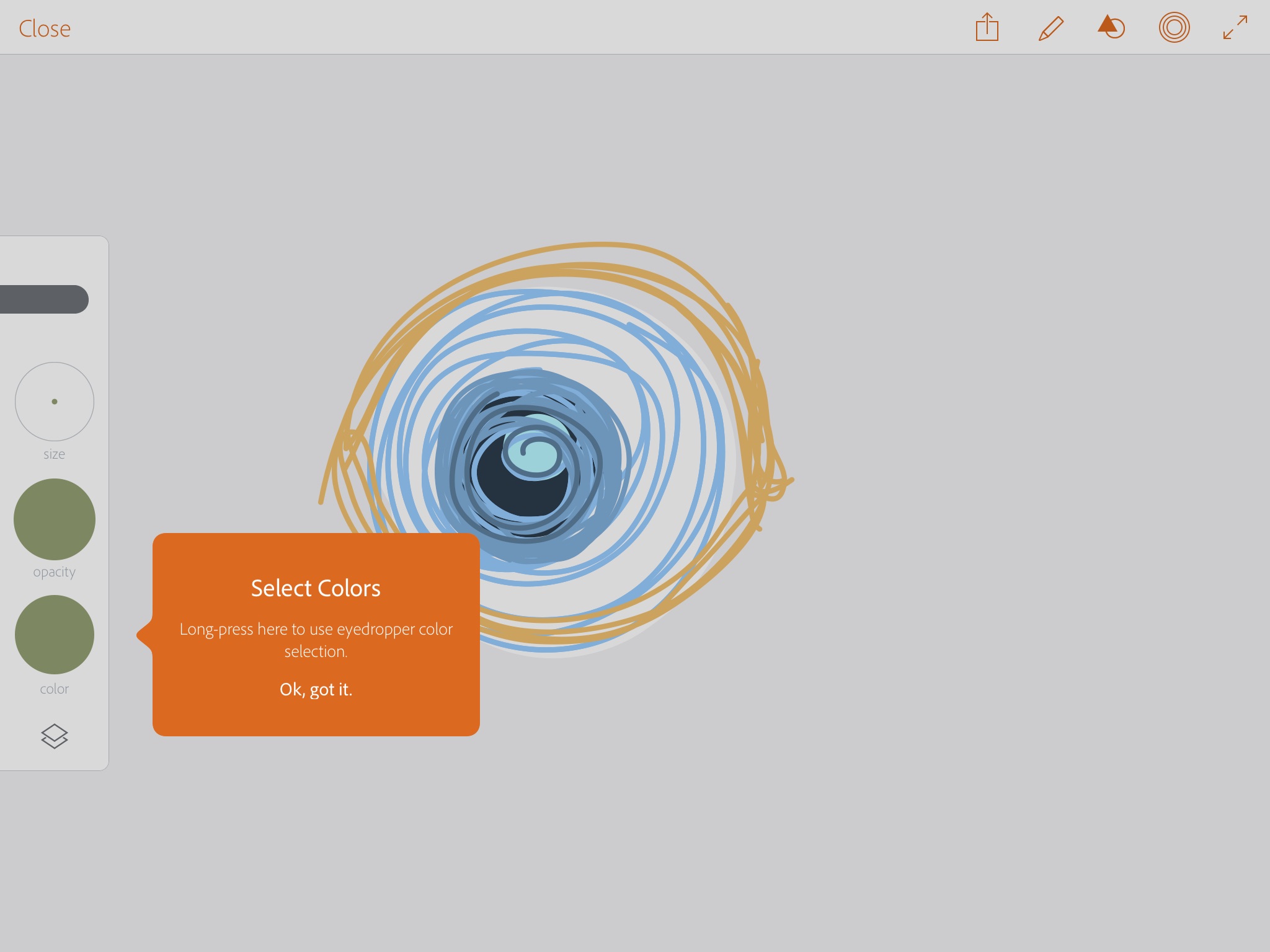 Solved Where Is The Eyedropper Tool In Draw 2 0 Adobe Support Community