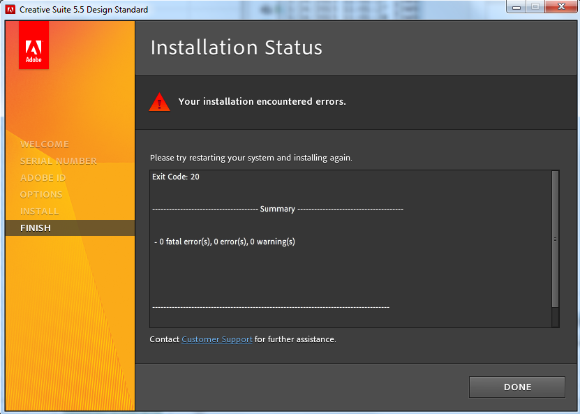 Solved: The installation fails right after start calculati... - Adobe ...