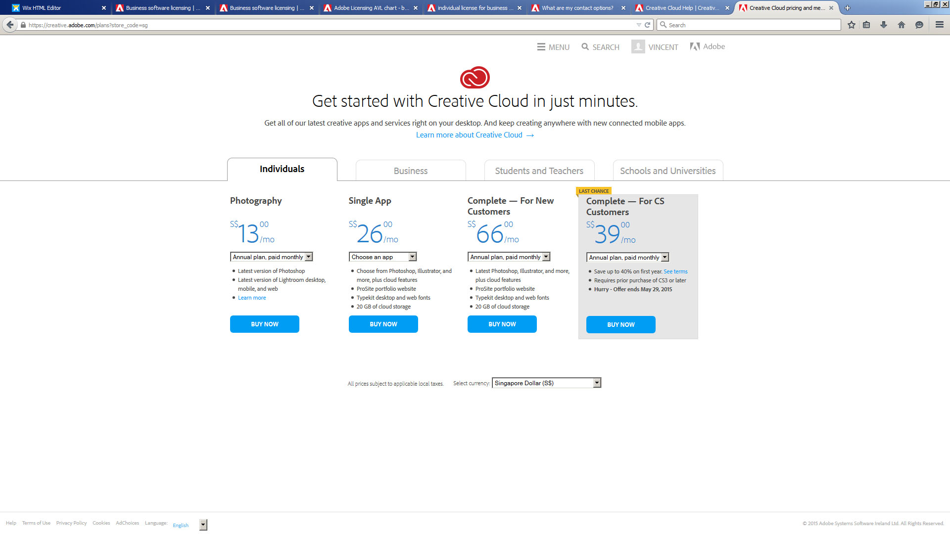 Solved Creative Cloud Individual Licenses For A Business Adobe
