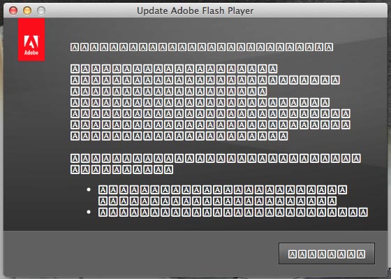 adobe flash player update os x 10.9.5