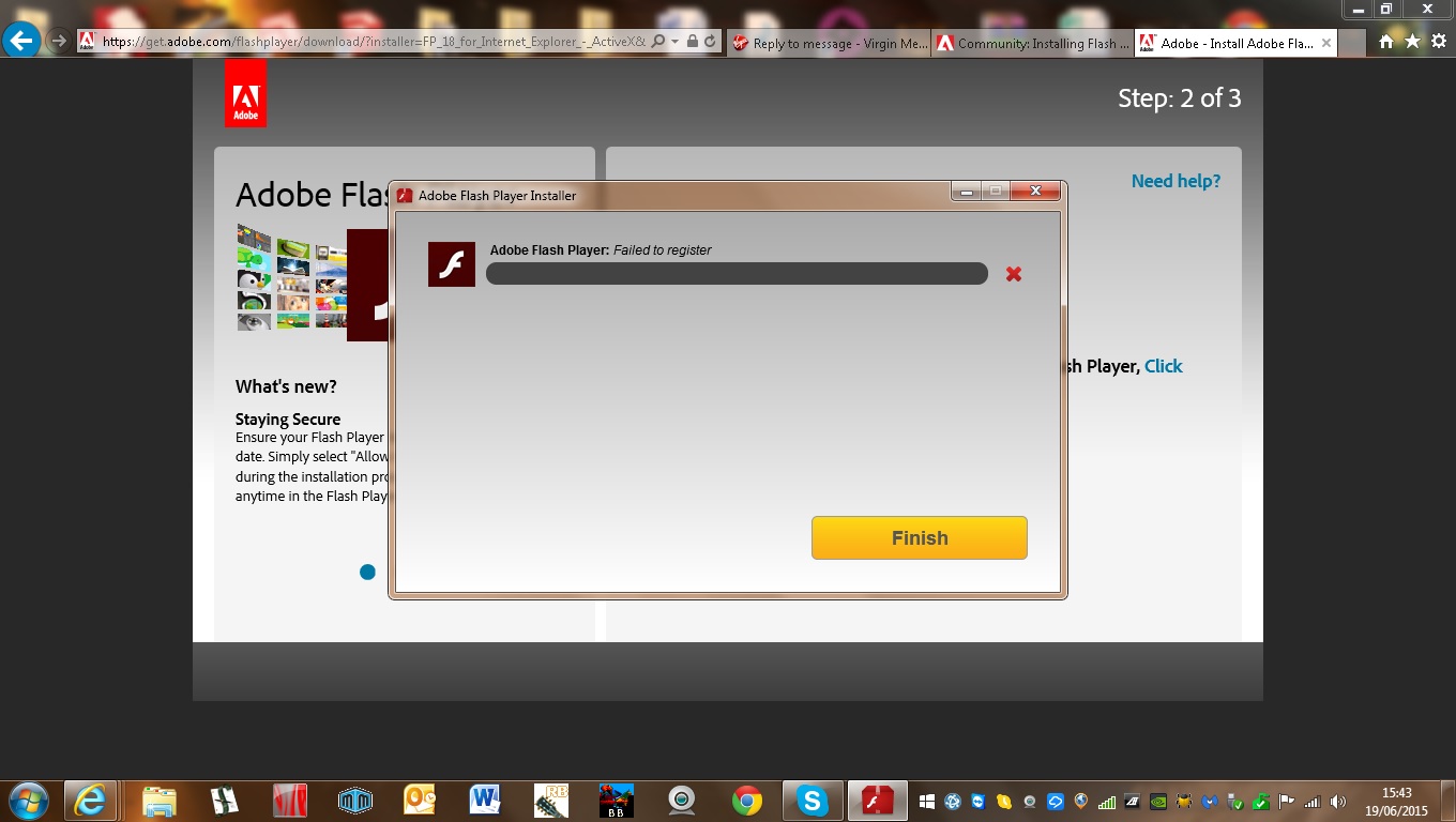 linux browser with flash player intagrate