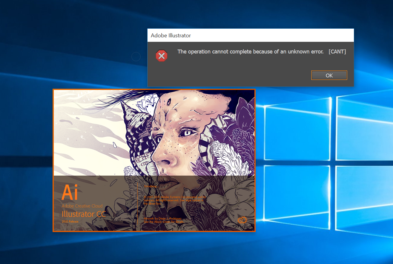 illustrator cc wont download