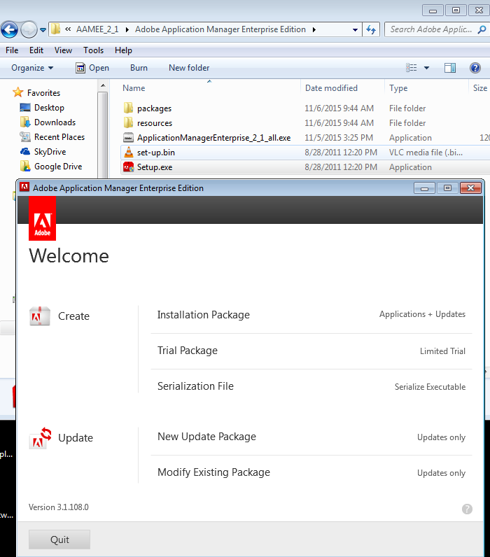 Adobe application manager for windows 10