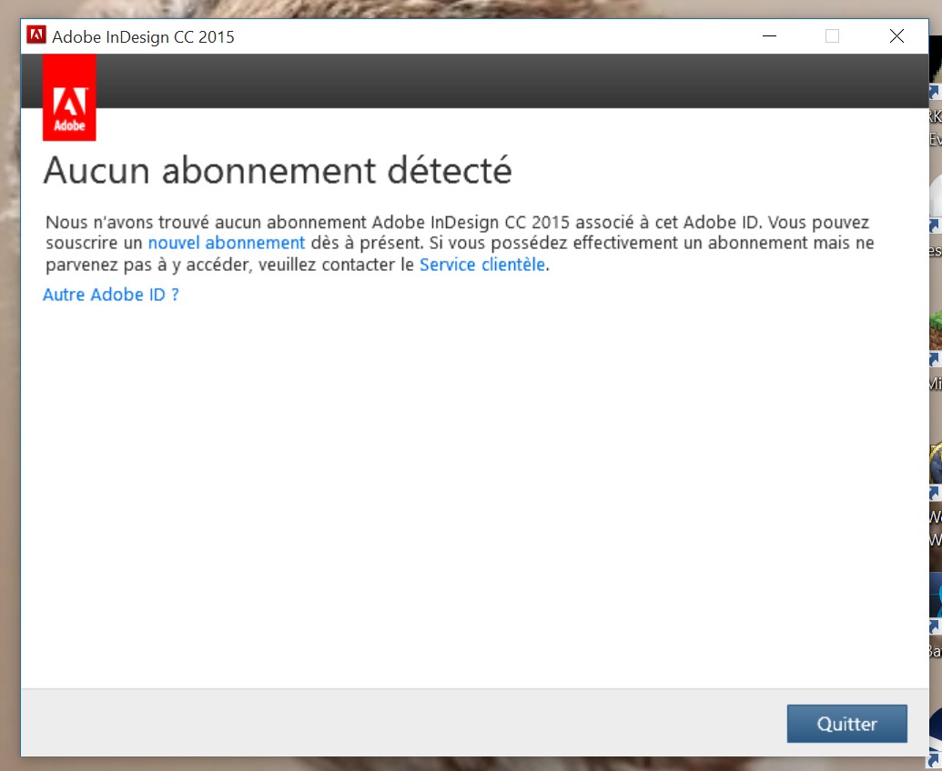 Solved: Re: Licence activation - Adobe Community - 7751994