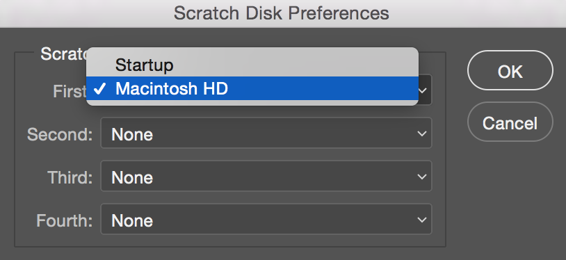 scratch disk photoshop 7 full