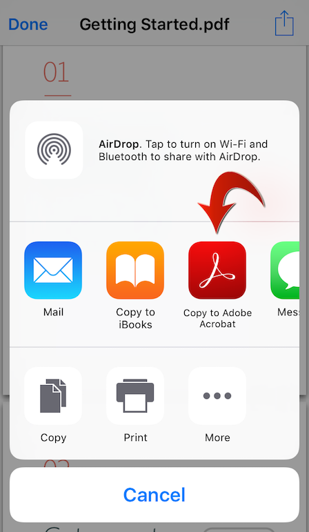 adobe acrobat ios