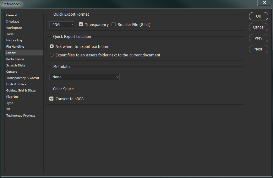 Solved: Cannot Quick Export as PNG in Photoshop CC - Adobe Support ...