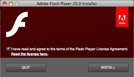 flash player for os x 10.6