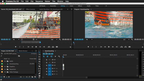 Converting video to animated GIFs in Adobe Premiere Pro 