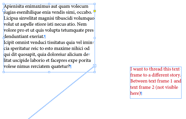 adobe indesign cs4 text inside a frame