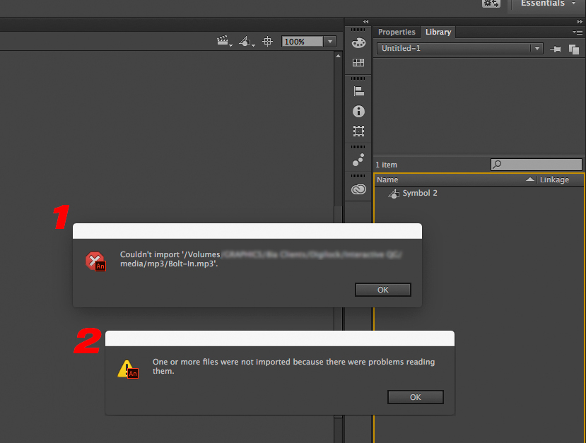 Adobe Flash Cs3 One Or More Files Were Not Imported