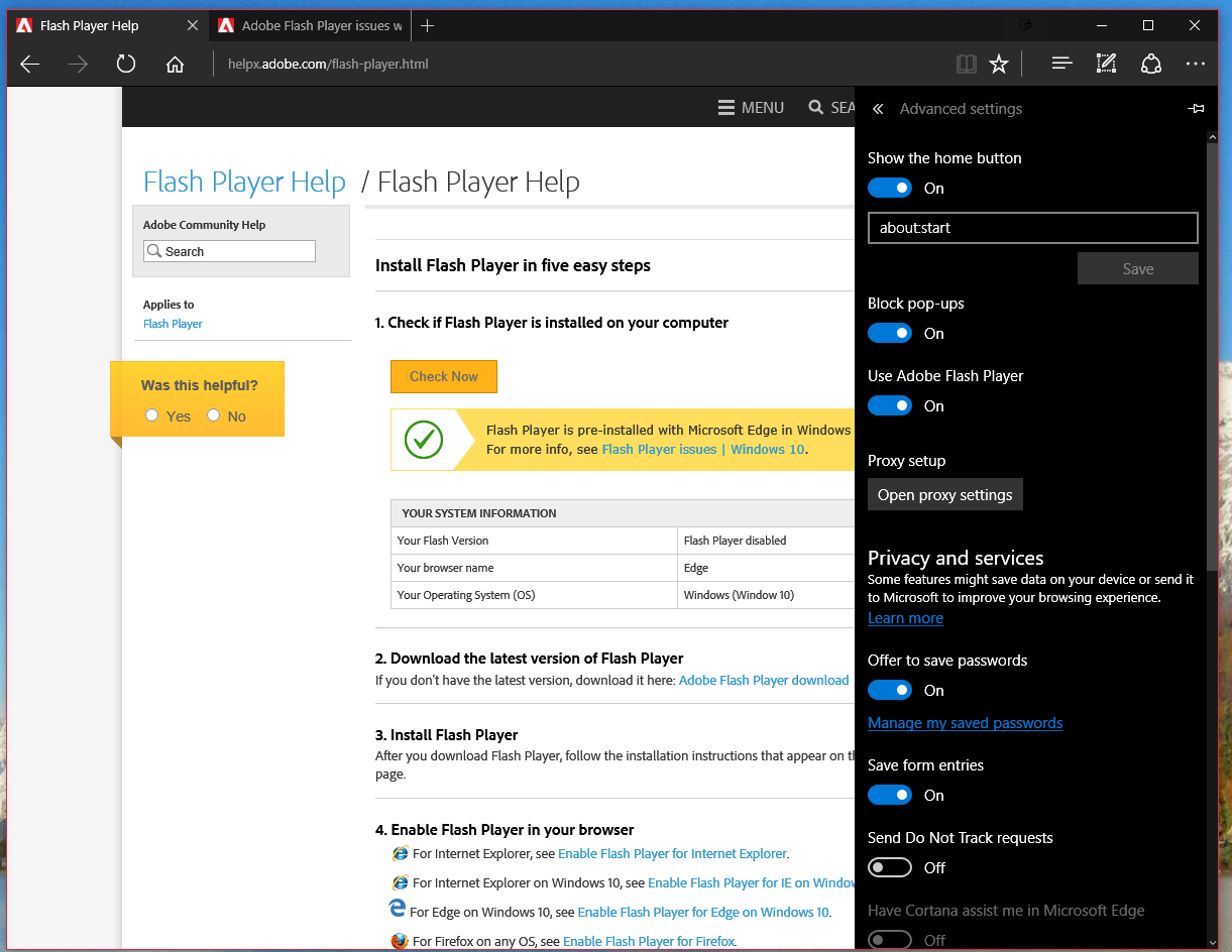 How Do I Know If Adobe Flash Player is Installed on Windows 10  
