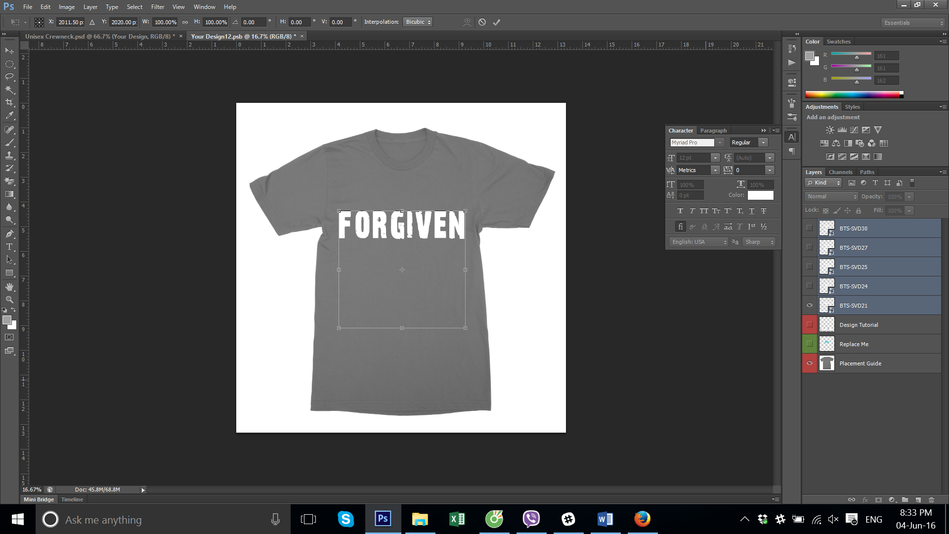 T Shirt Design With Photoshop - Draw. Imagine. Create.