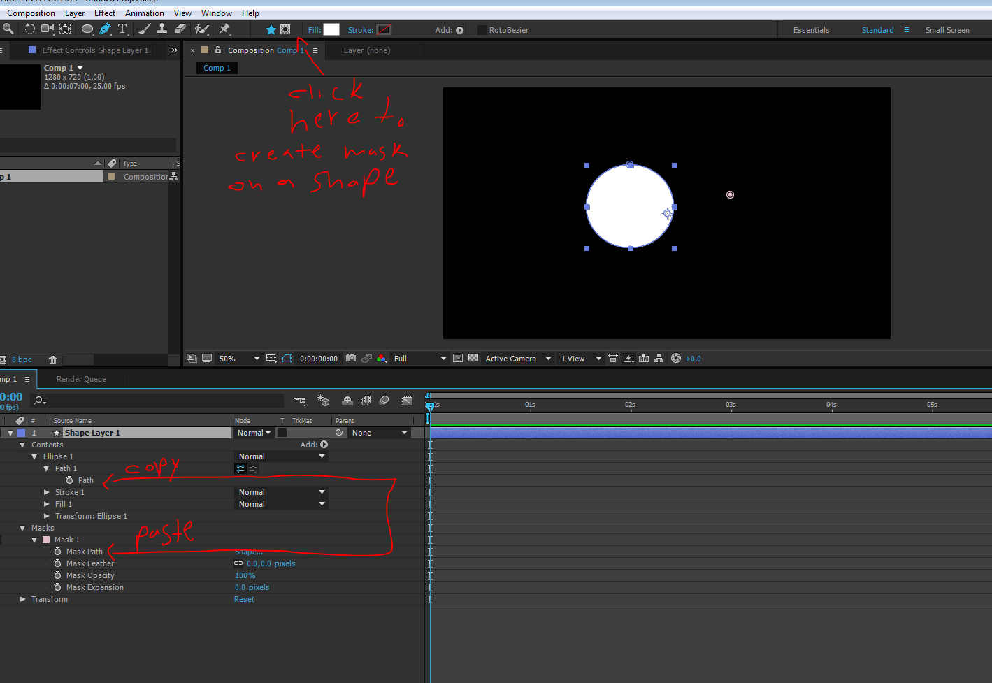 after effects animate stroke on shape layer