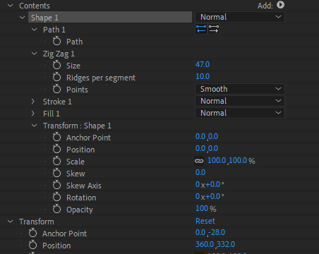 Adding a zigzag to a line and getting a helix shap... - Adobe Community ...