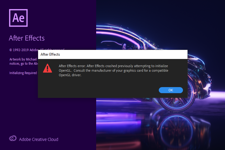 Adobe After Effects Crashes On Startup - Windows 1... - Adobe Support ...