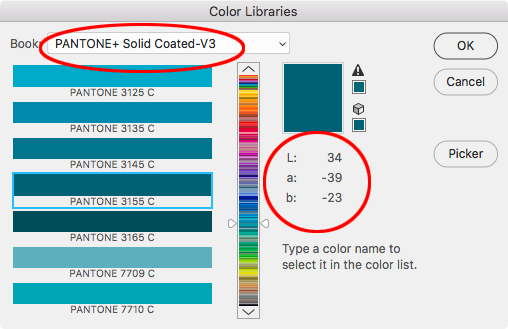 The Solid libraries are defined as Lab