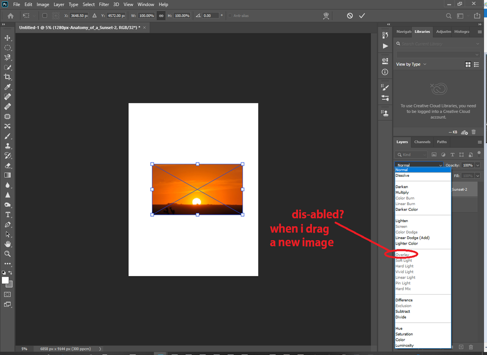 Solved: why soft light option (in blending will be d... - Adobe Support Community -