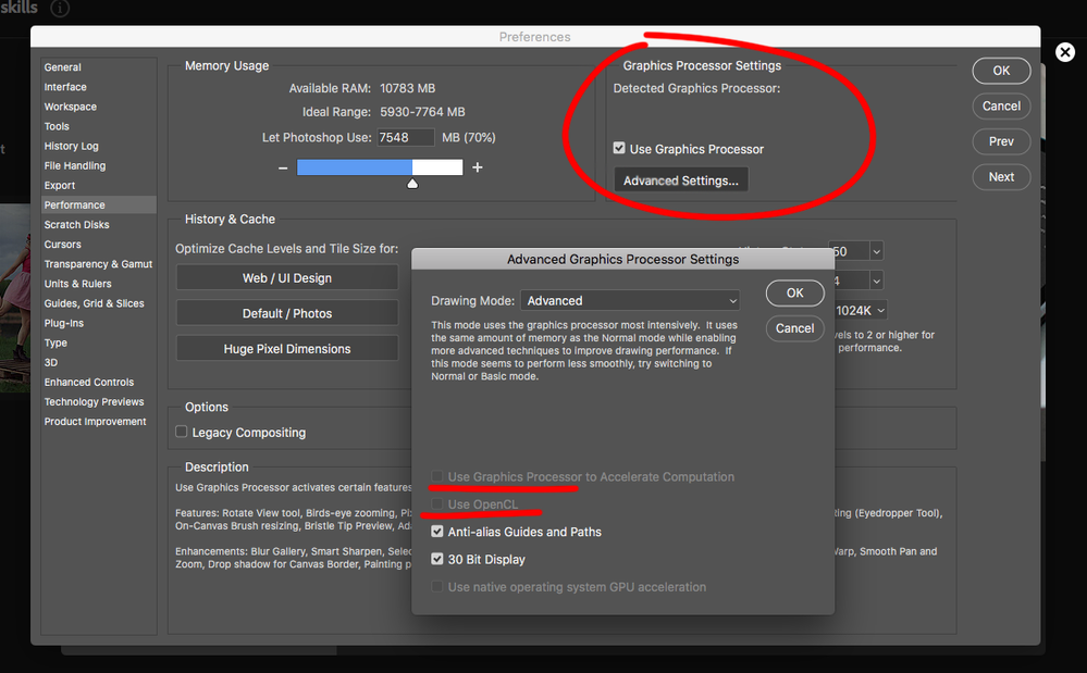 Update Photoshop 21 2 0 Does Not Support Opencl On Adobe Support Community