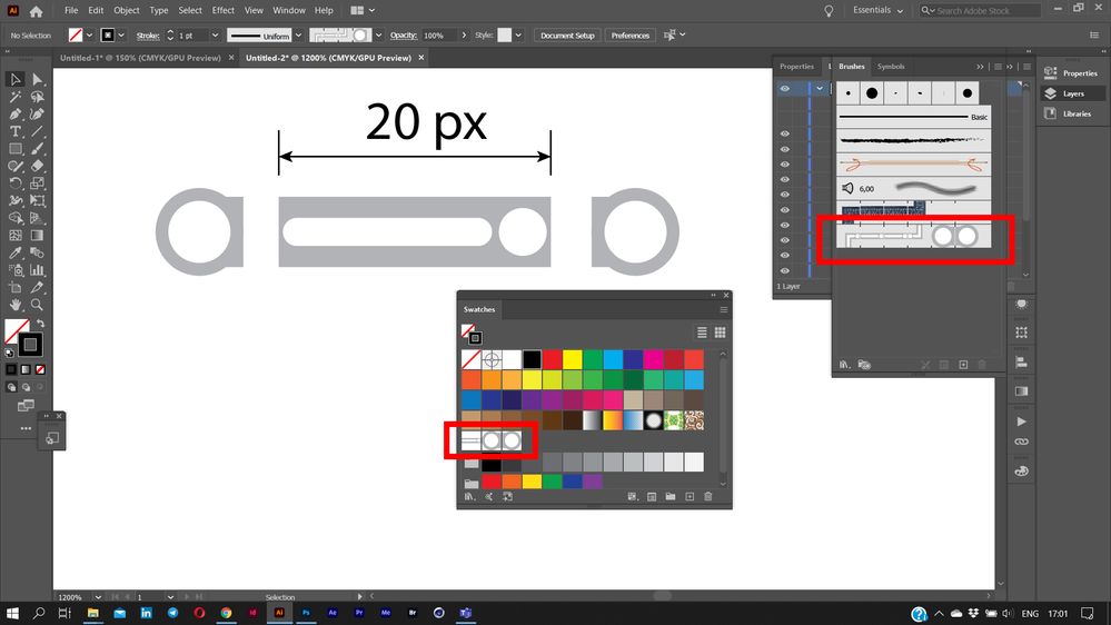 adding pattern to Swatch panel