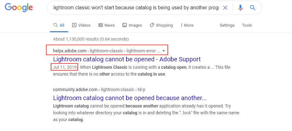 2020-06-27 19_37_38-lightroom classic won't start because catalog is being used by another program -.png