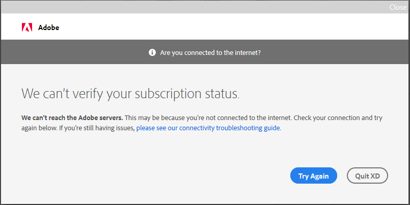 Install Solved Can T Verify My Subscription Statu Adobe Support Community 10618585
