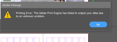 Stops flattening image by the last couple pages and shows this error.