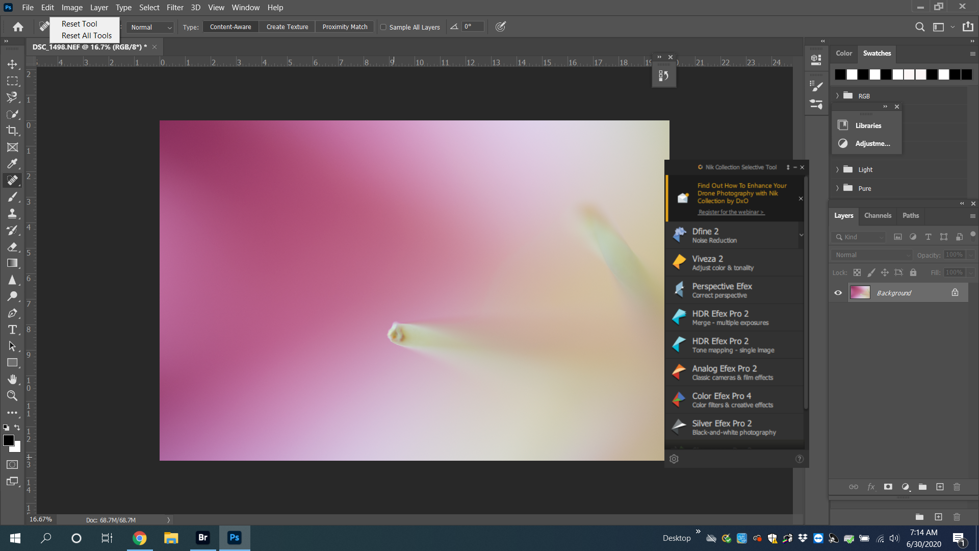 Spot healing brush not working prooperly Adobe Community 11249996