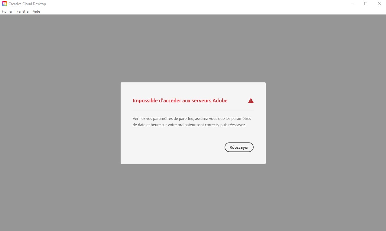 Solved: Error message - Adobe Community - 11252941