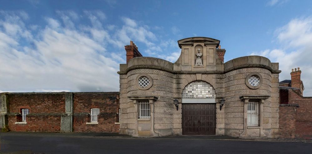 Prison entrance