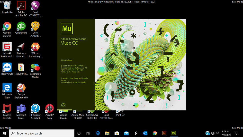 Solved Adobe Muse Loads And Immediately Closes New Lapto Adobe Support Community