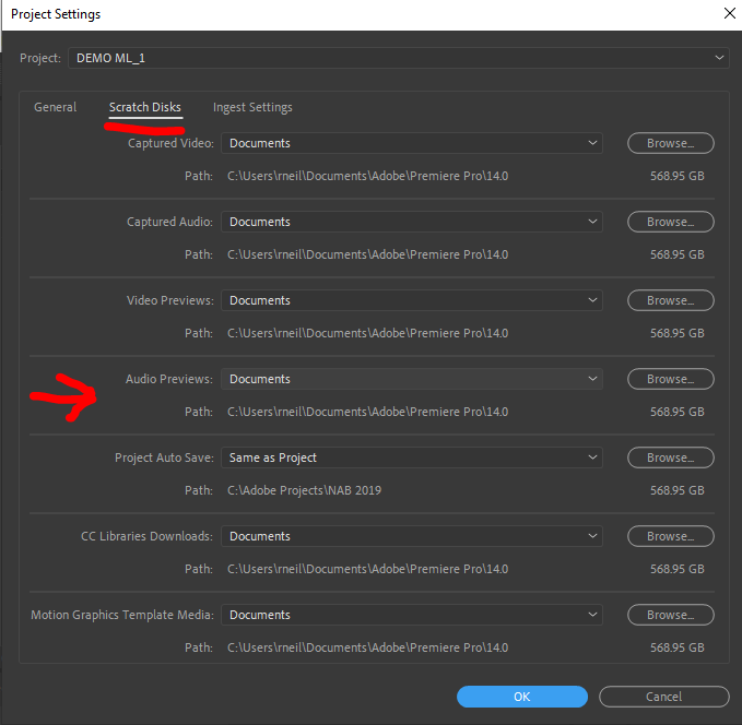 Audio previews disappeared every time I close my p... Adobe Community