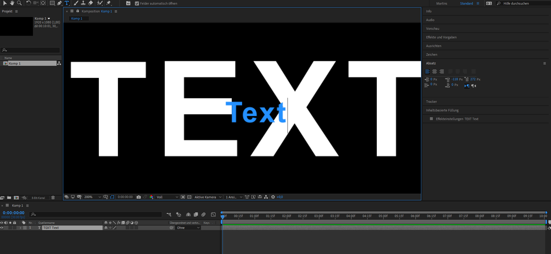 Creating 2 text with 1 layer. - Adobe Support Community - 11294548